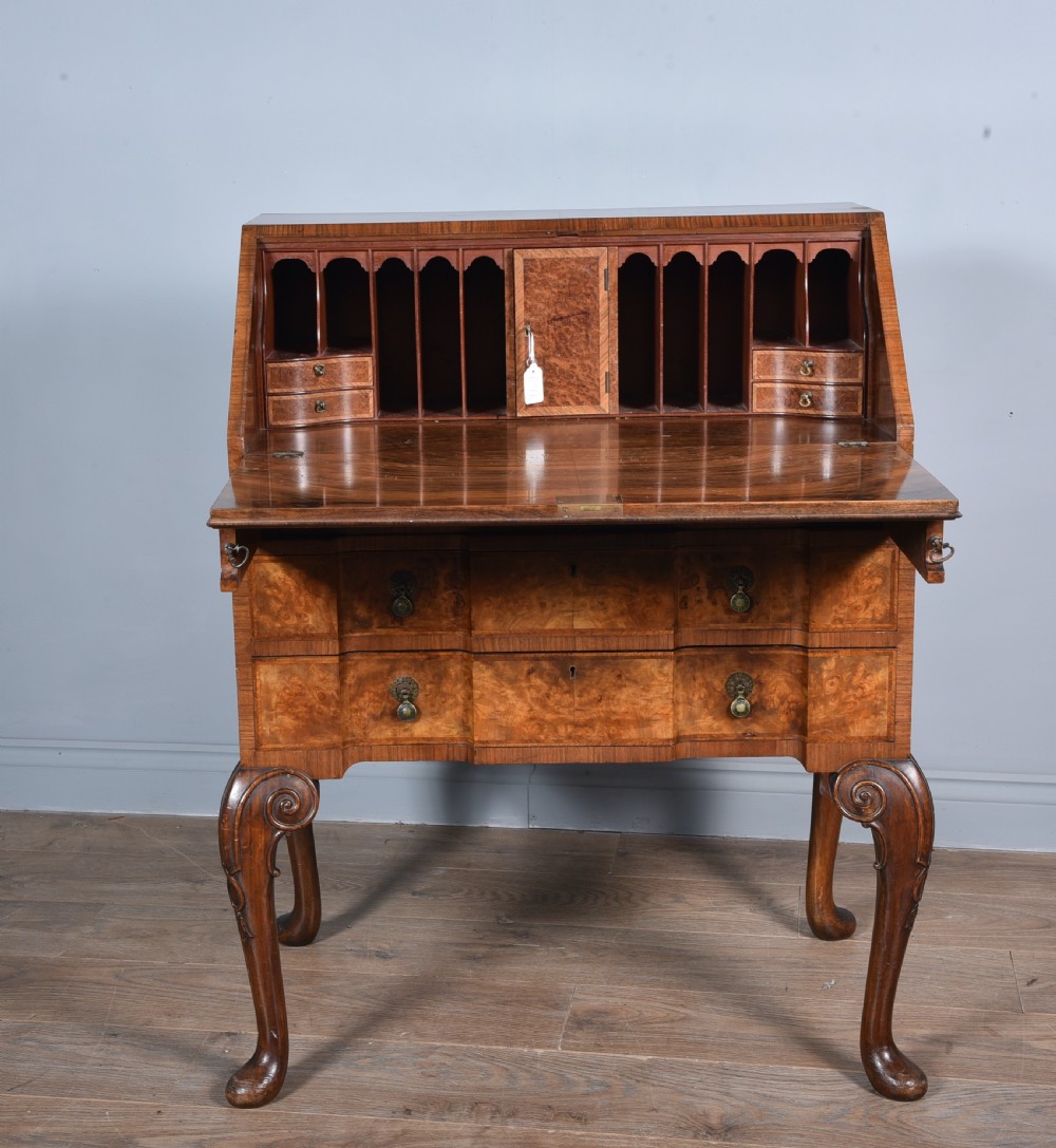 Antique Walnut Queen Anne style  bureau  View IV