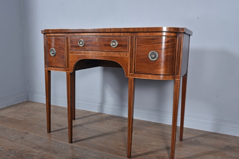 Antique small Georgian mahogany sideboard  View II