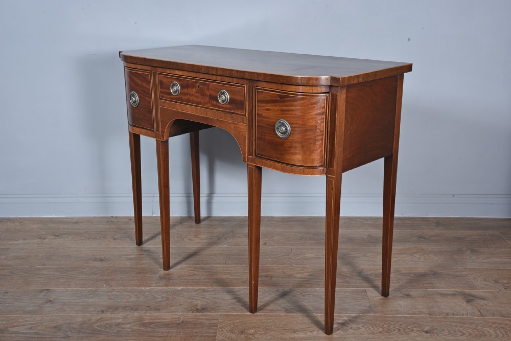Antique small Georgian mahogany sideboard  View III