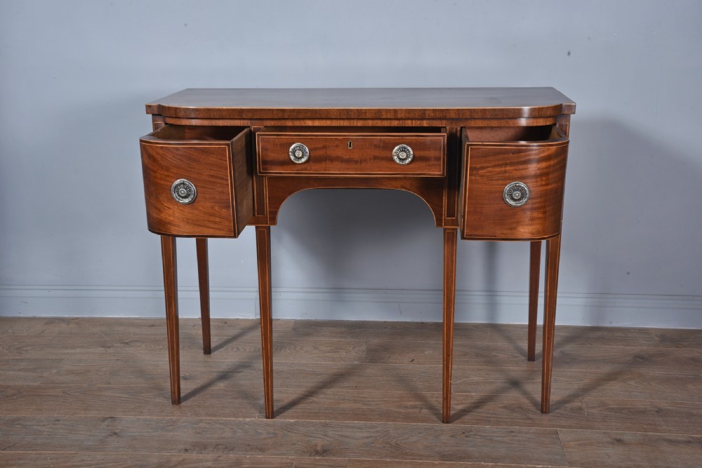 Antique small Georgian mahogany sideboard  View IV