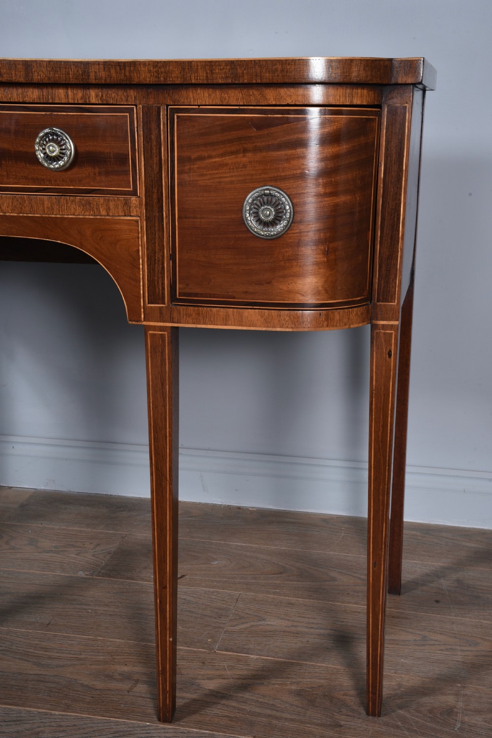 Antique small Georgian mahogany sideboard  View V