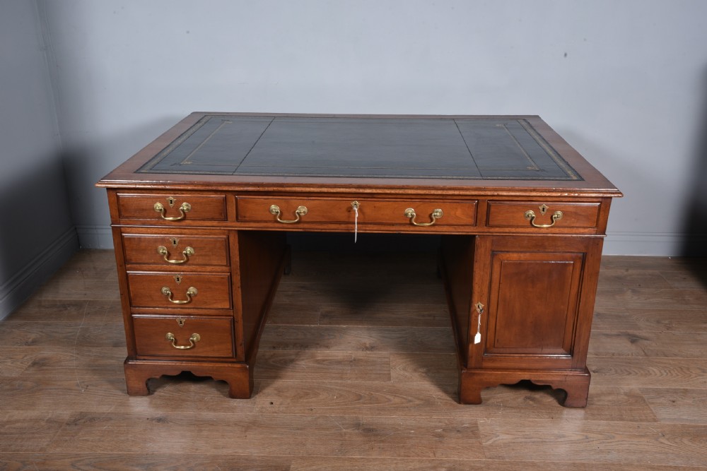 Antique 19th century mahogany partners desk 