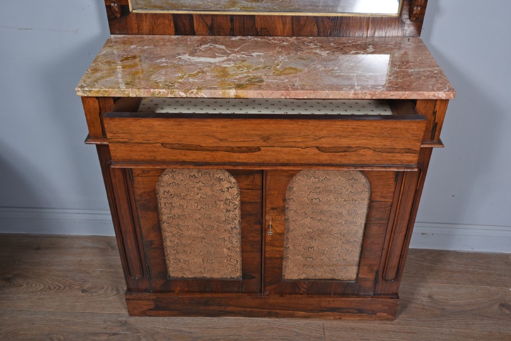 Antique Regency rosewood side cabinet chiffonier  View III