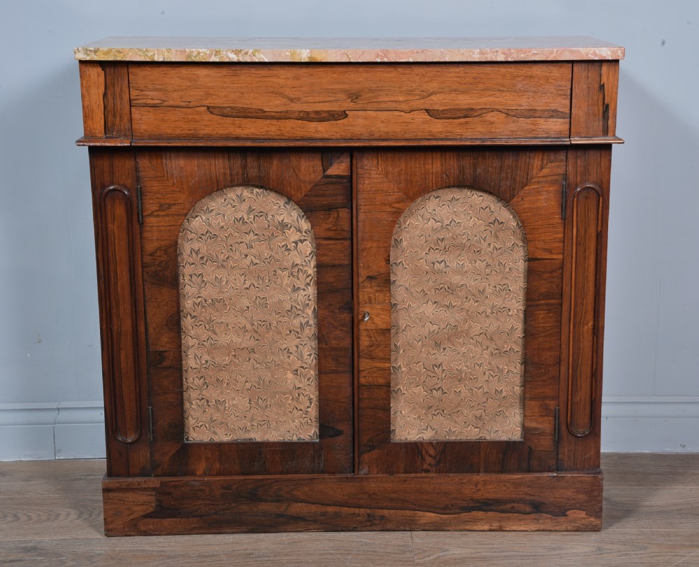 Antique Regency rosewood side cabinet chiffonier  View IV