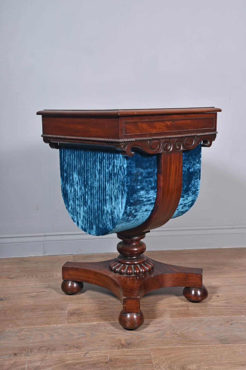 Regency mahogany occasional work table  