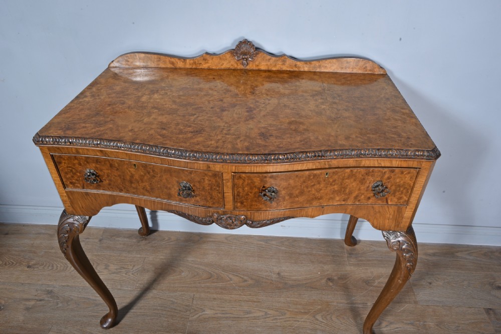 walnut Queen Anne dining suite table chairs server and sideboard  View VII