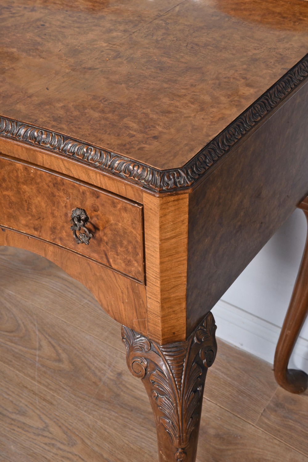 walnut Queen Anne dining suite table chairs server and sideboard  View VIII