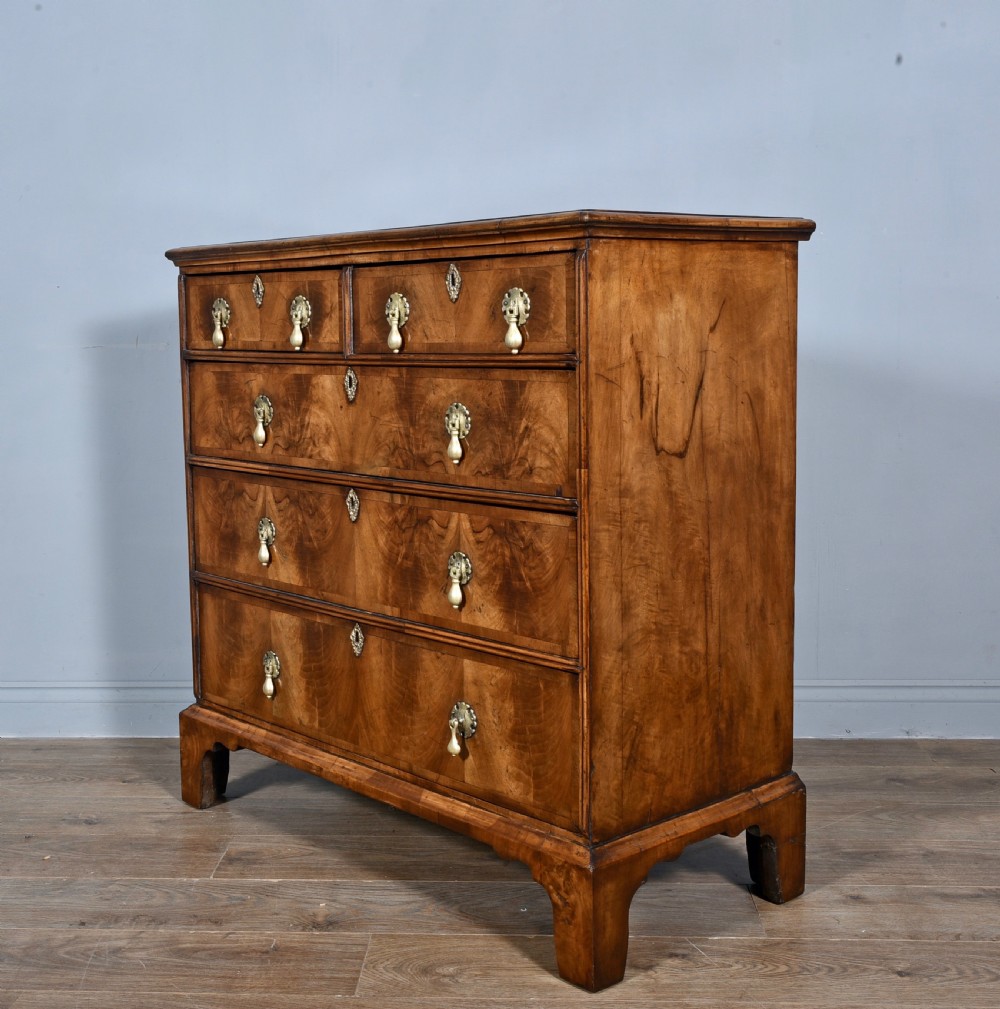 Antique walnut chest of drawers  View II