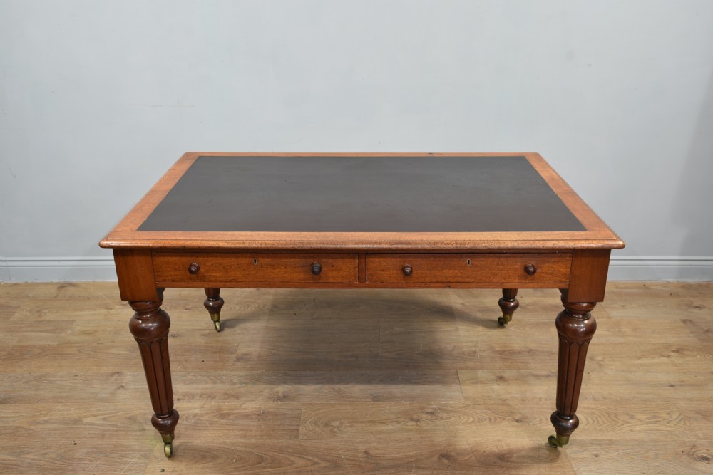 Victorian mahogany  writing desk  View II