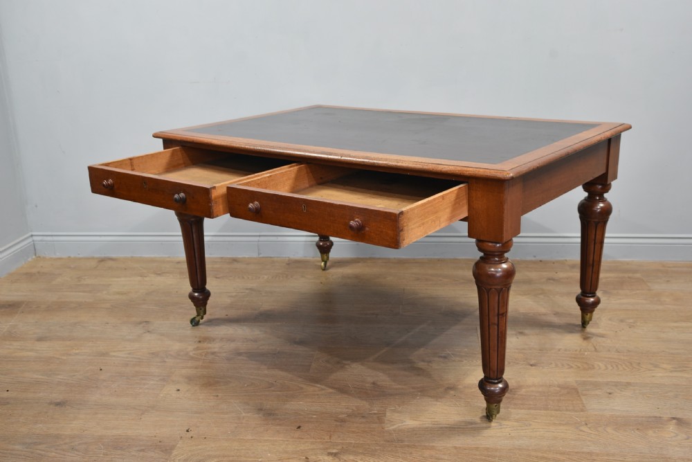 Victorian mahogany  writing desk  View III
