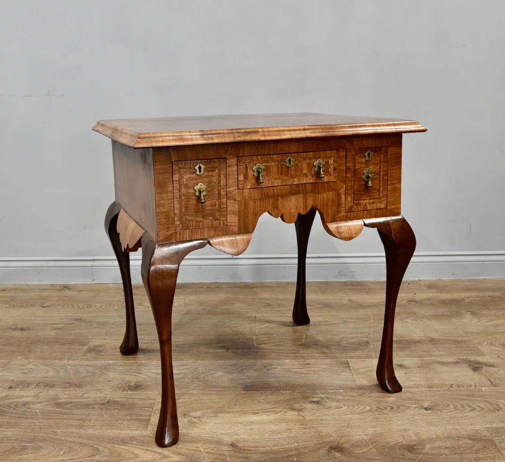 antique walnut hall table 