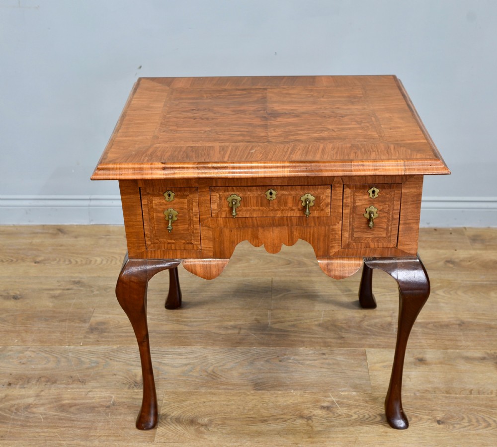 antique walnut hall table  View III
