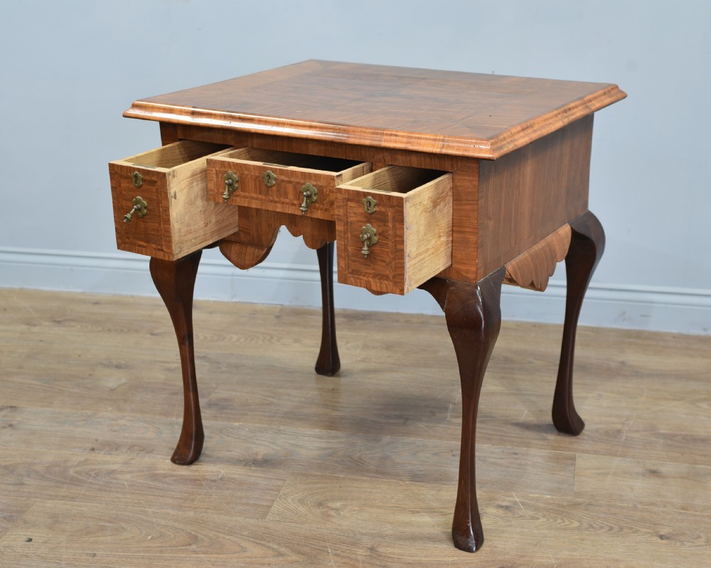 antique walnut hall table  View IV