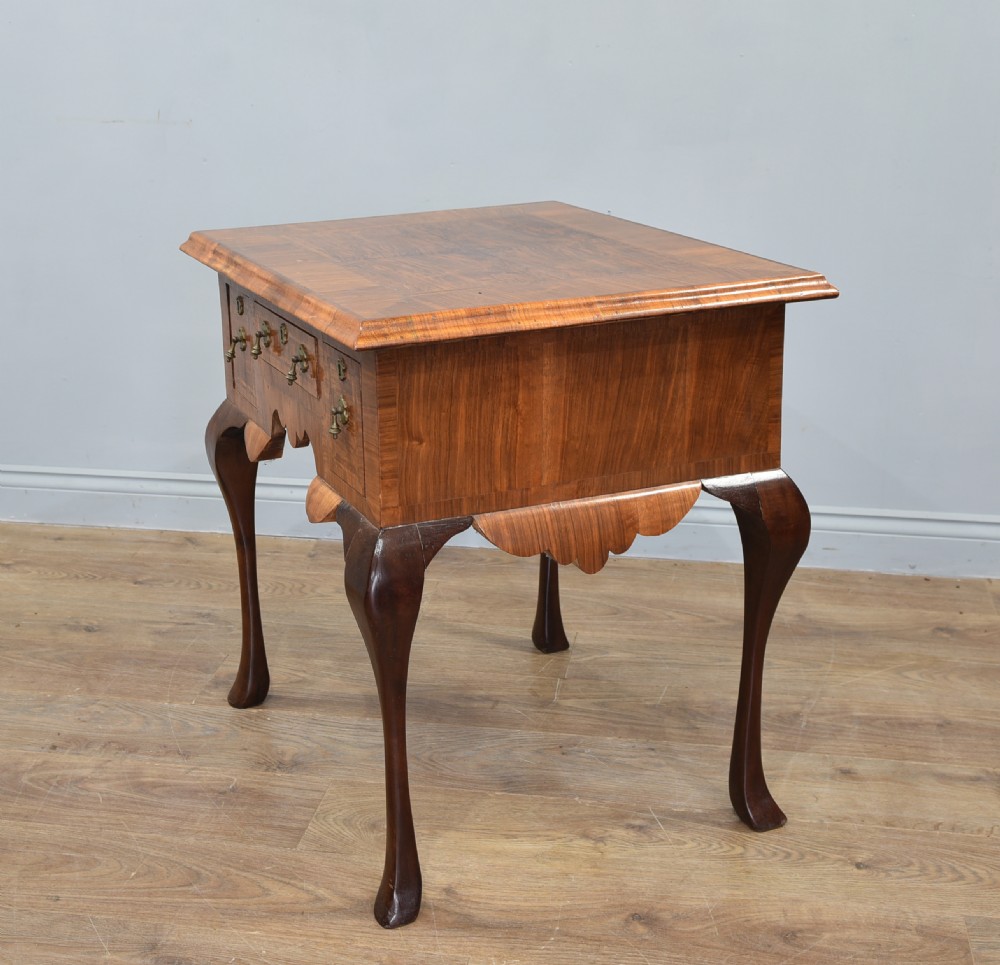 antique walnut hall table  View V
