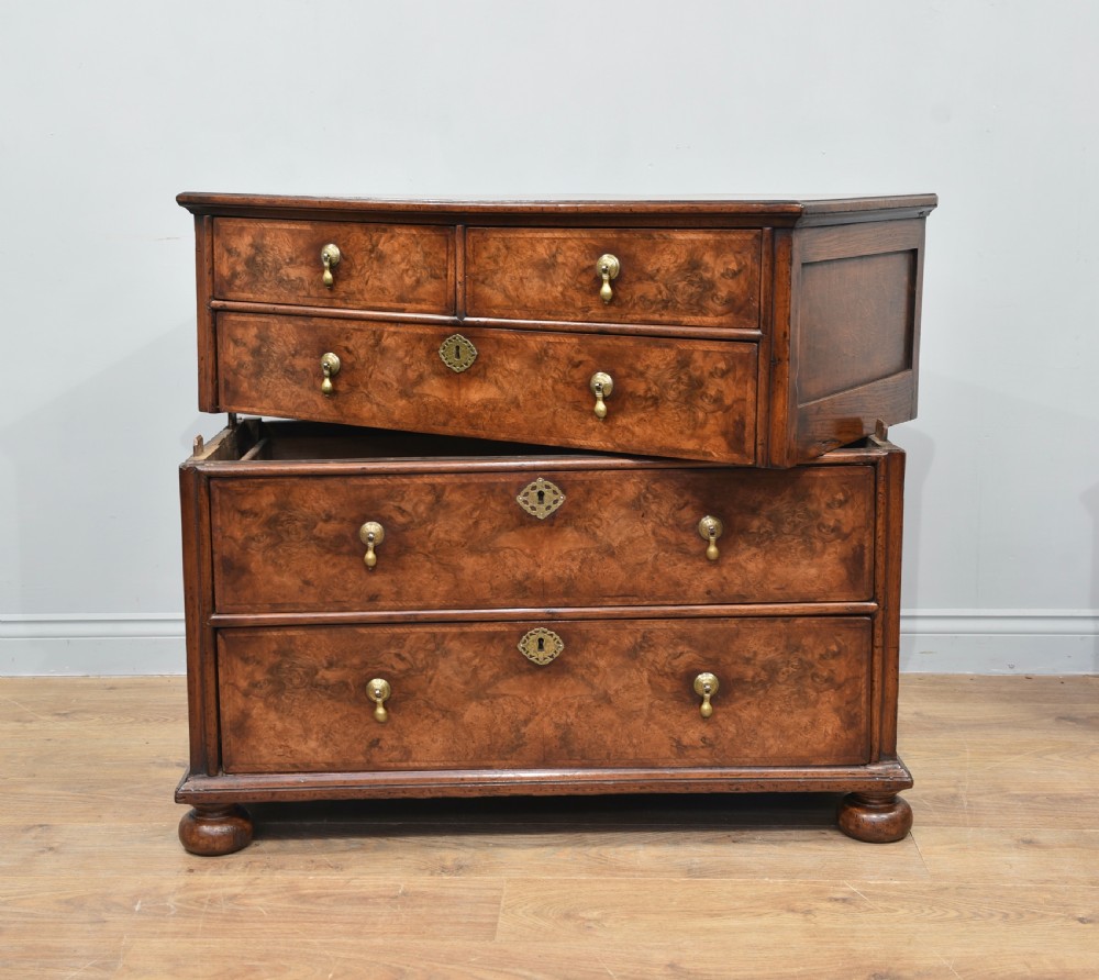 18th century Queen Anne walnut chest of drawers  View V