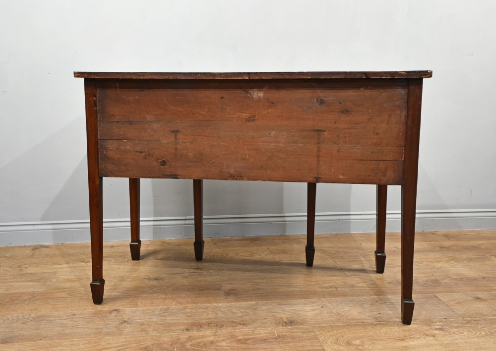 small Georgian mahogany bow front sideboard  View VI