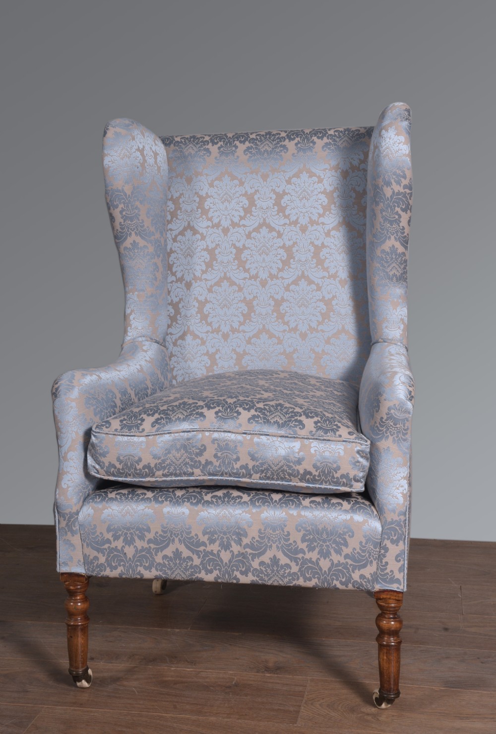 Antique wing chair by Gregory & co London  View III