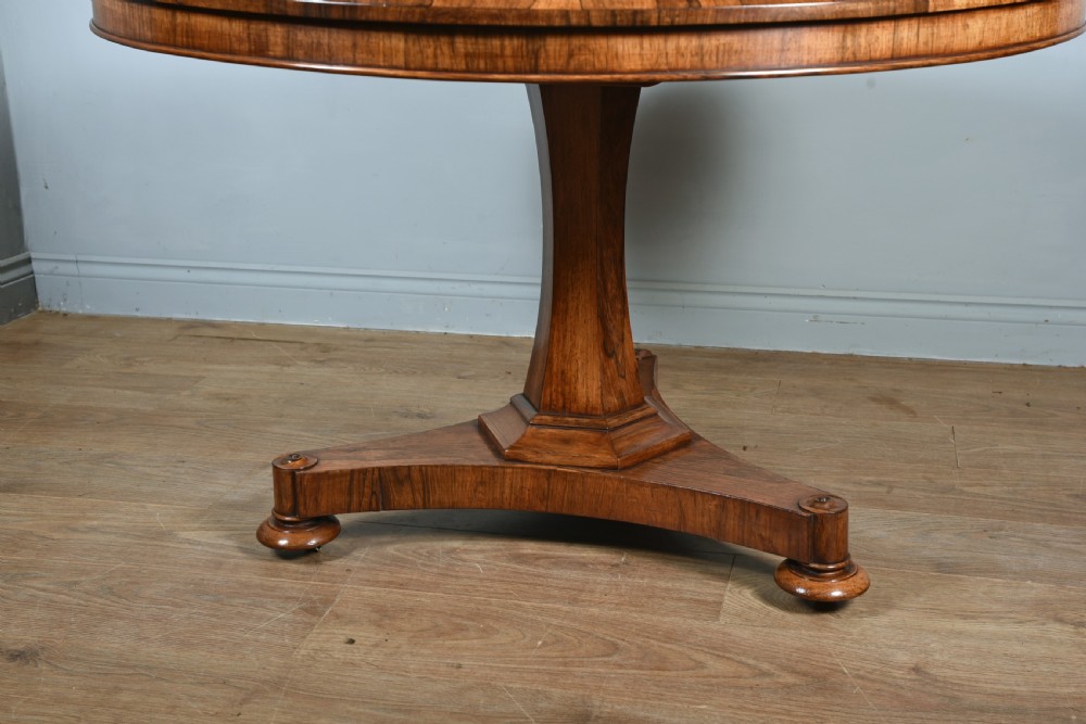 Antique Regency rosewood centre table  View III