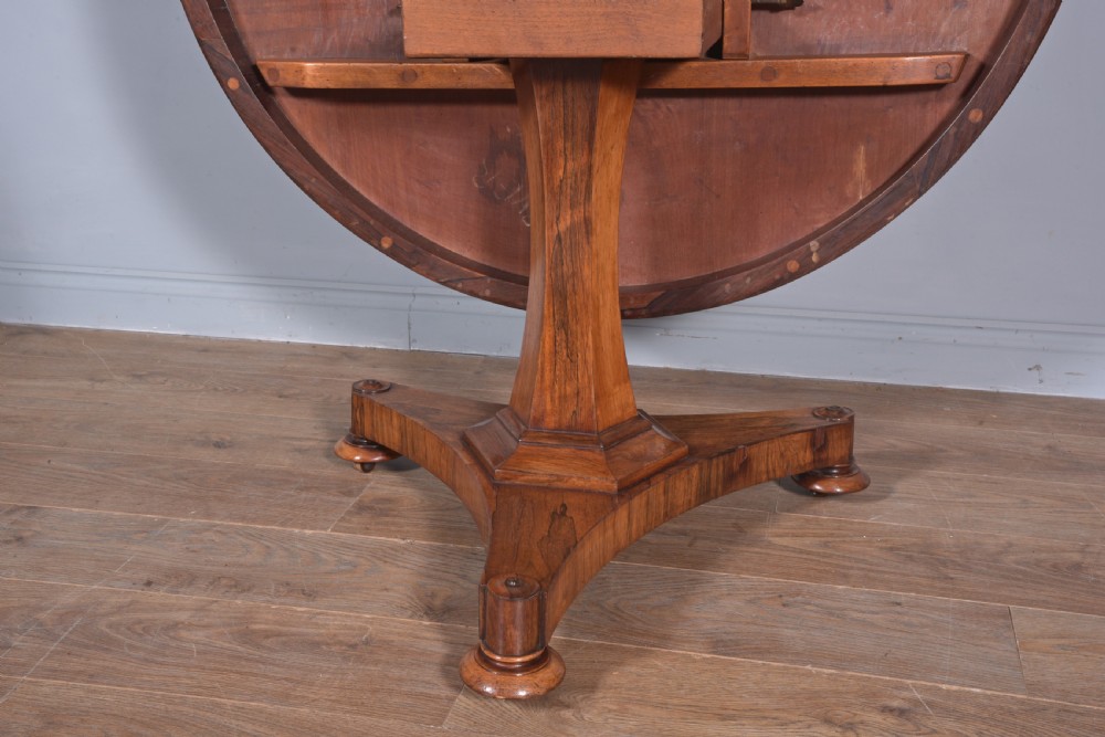 Antique Regency rosewood centre table  View IV