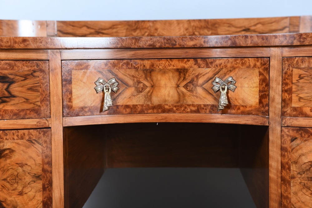 walnut kidney shape desk  View VI