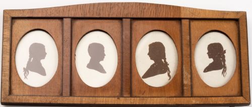 VICTORIAN SILHOUETTE PORTRAITS 19TH CENTURY 