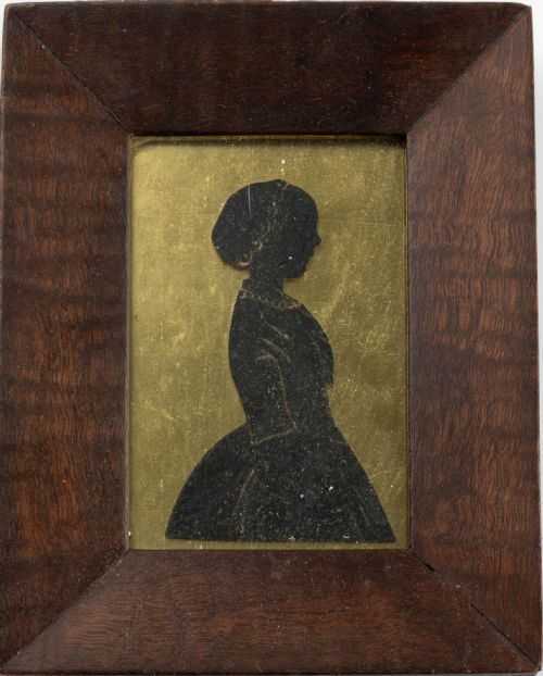 VICTORIAN SILHOUETTE PORTRAIT 19TH CENTURY 
