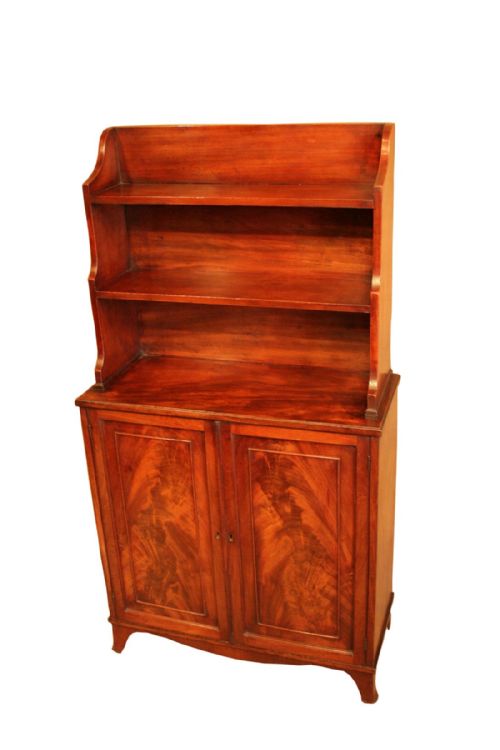 A Small Regency Waterfall Bookcase