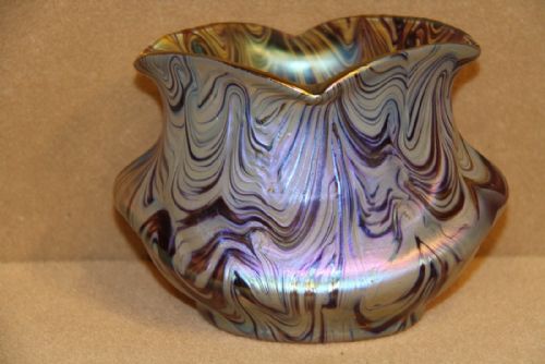 Iridescent Glass Vase