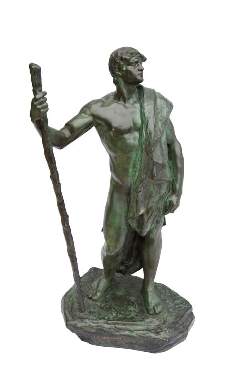 A French Bronze Figure "Le Chemin Parcouru"