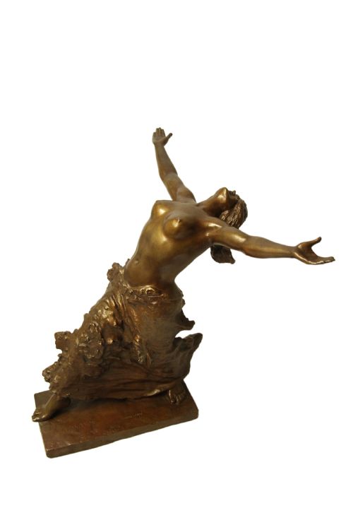 Early 20th Century Bronze L'incantation by Georges Lorin