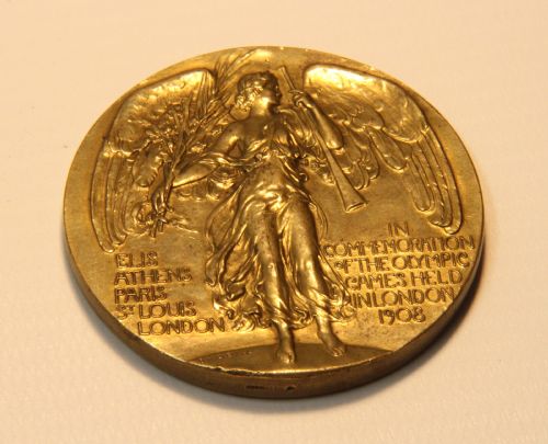 A Rare Official Medal for the 1908 London Olympics