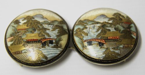 A Fine Japanese Satsuma Buckle