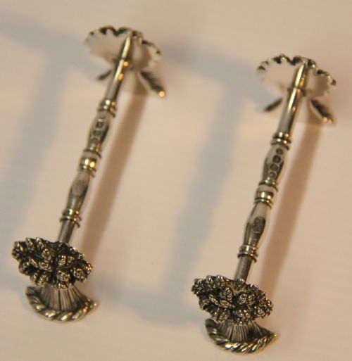 A Pair of Silver Knife Rests London 1835/36