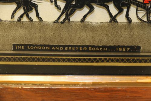 fig 1. A superb early 19th century reverse painting on glass