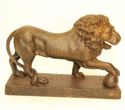 A Rare George III Lion Door Stop
