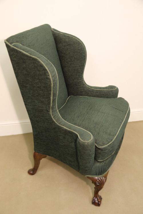 fig 2. A superb George I style Winged Arm Chair