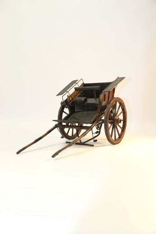 fig 1. A fine model of a Horse Drawn Carriage