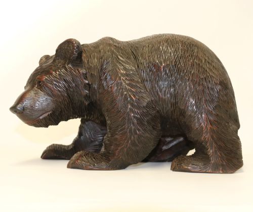 A Black Forest Carved Bear