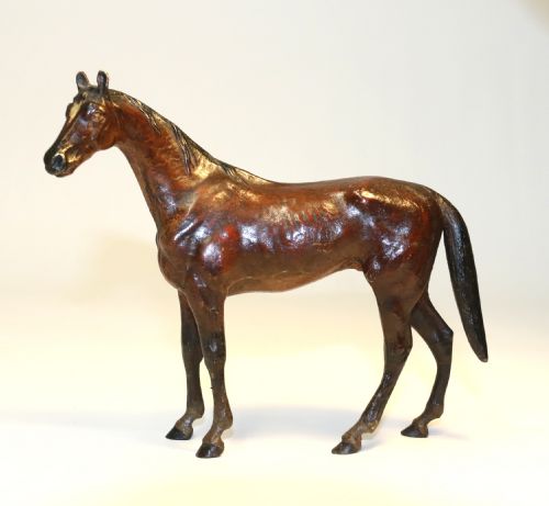 Austrian Cold Painted Bronze Study of a Race Horse
