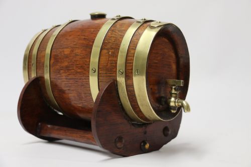 English Oak Miniature Brandy Cask