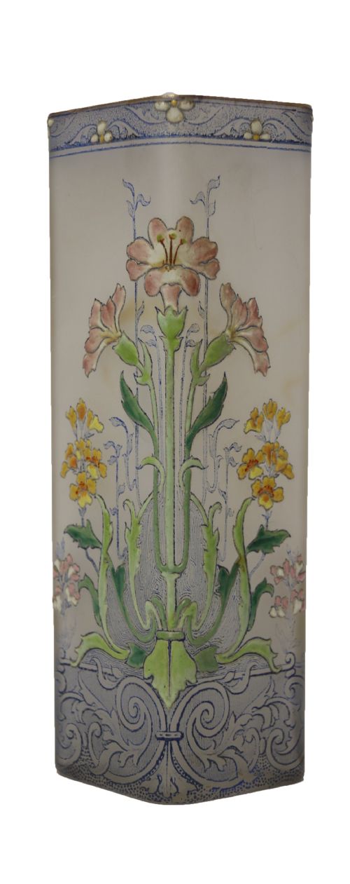 A 19th French Enameled French Vase