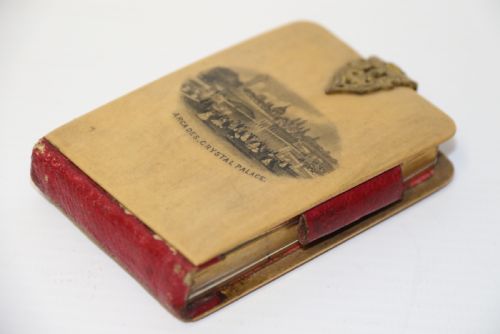 A RARE CHRYSTAL PALACE MAUCLINEWARE NOTE BOOK - ADDITIONAL PHOTO 2