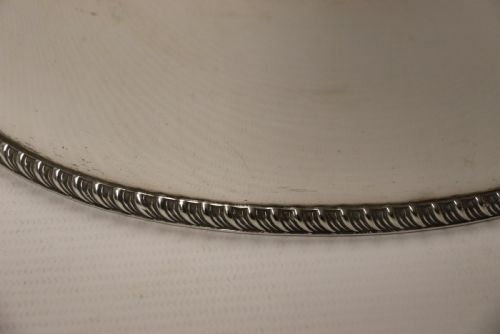 A SUPERB QUALITY SILVER PLATED DOMED OVAL BOX - ADDITIONAL PHOTO 7