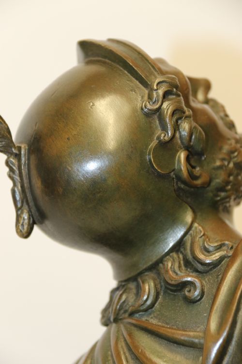 A LARGE ITALIAN GRAND TOUR BRONZE SCULPTURE OF THE GREEK GOD PROMETHEUS - ADDITIONAL PHOTO 17