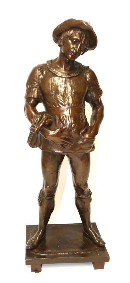 19th Century Bronze of Robin Hood by Louis Joseph Le Boeuf