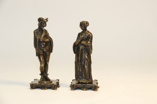 fig 1. A pair of French bronze Wax Seals, C 1850