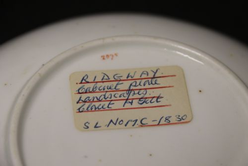 AN EARLY 19TH CENTURY ENGLISH RIDGEWAY PORCELAIN CABINET CUP AND SAUCER - ADDITIONAL PHOTO 7