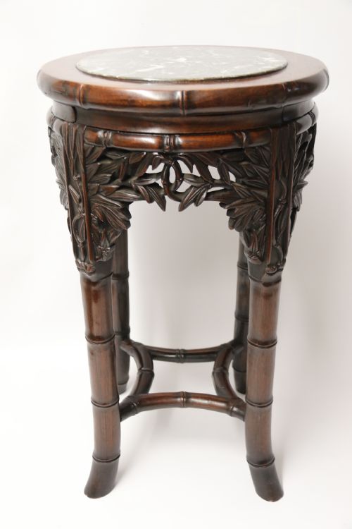 A Stylish Late 19th C Small Japanese Hardwood Wine Table