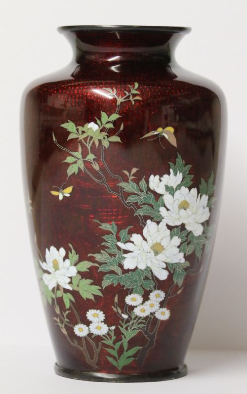 A Fine Japanese Cloisonné Vase by the Ando Company.