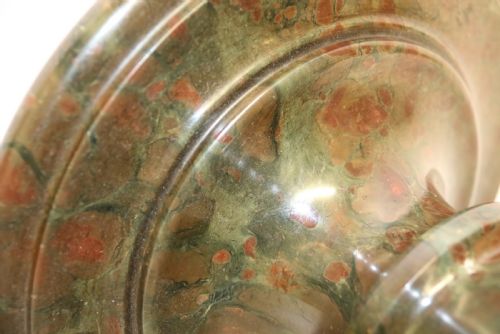 A SUPERB 19TH C ITALIAN GRAND TOUR SERPENTINE MARBLE VASE - ADDITIONAL PHOTO 12